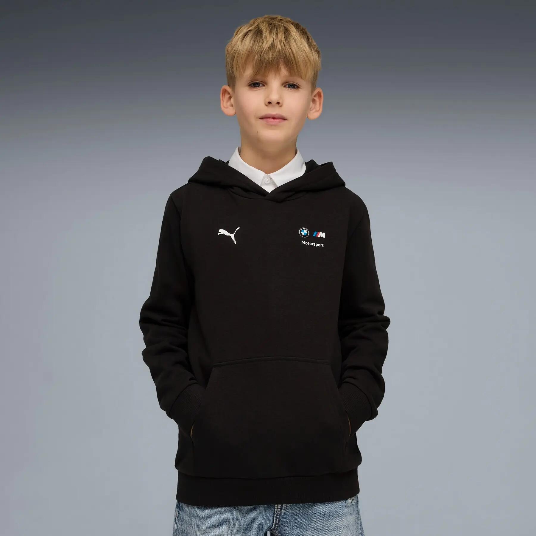 Puma sportieve sweater met capuchon voor kinderen 3/5