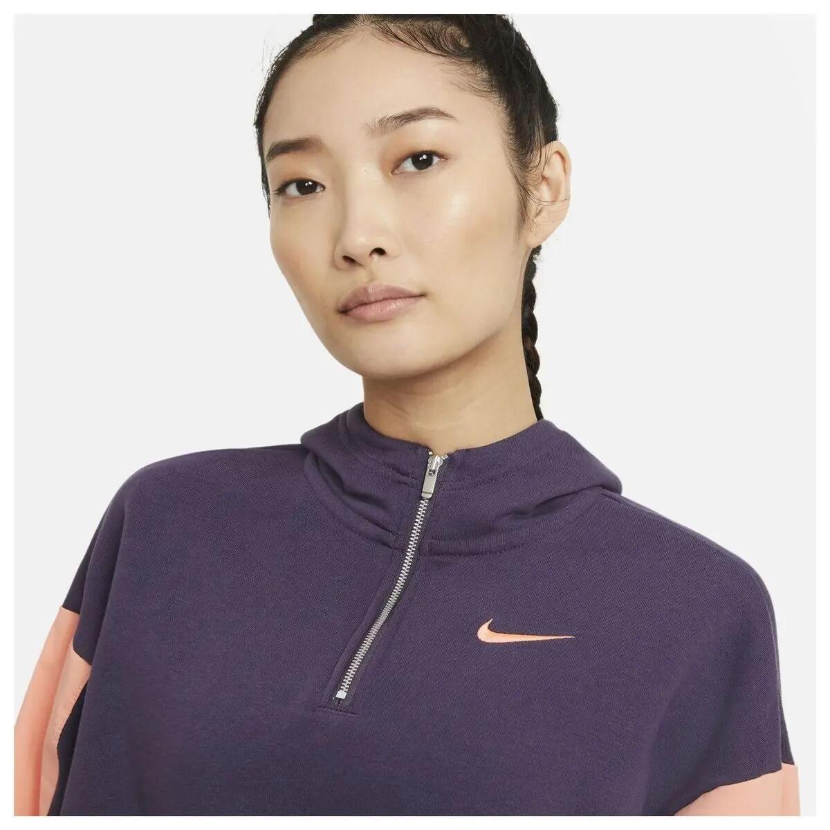 Bluza damska NIKE W SPORTSWEAR ICN CLSH HOODIE QZ MIX M 3/4