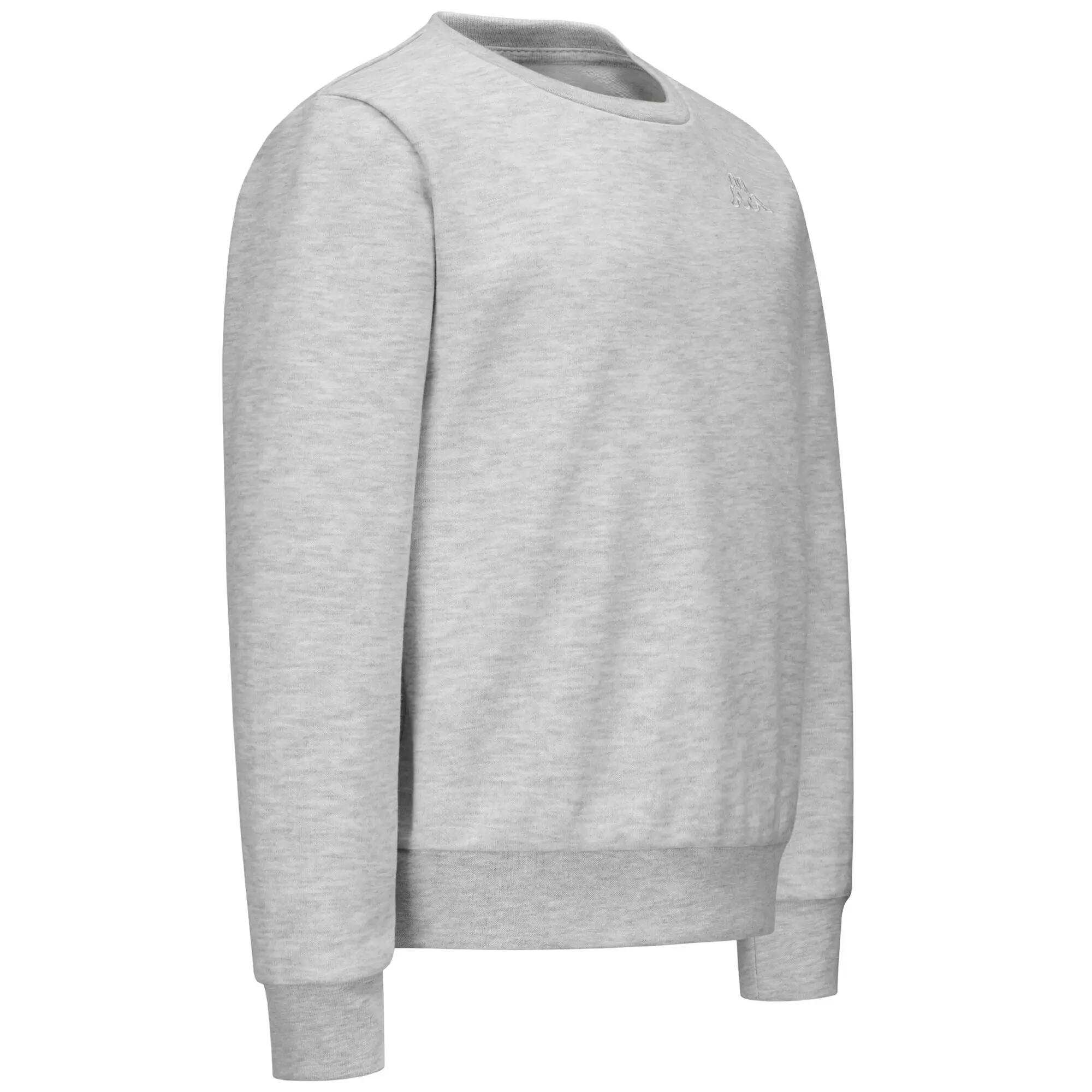 Felpa da bambino/a in cotone grigio da sportivo/a 5/6
