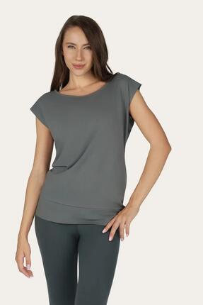 T-shirt de Yoga et Pilates couple ample Asana - Jade