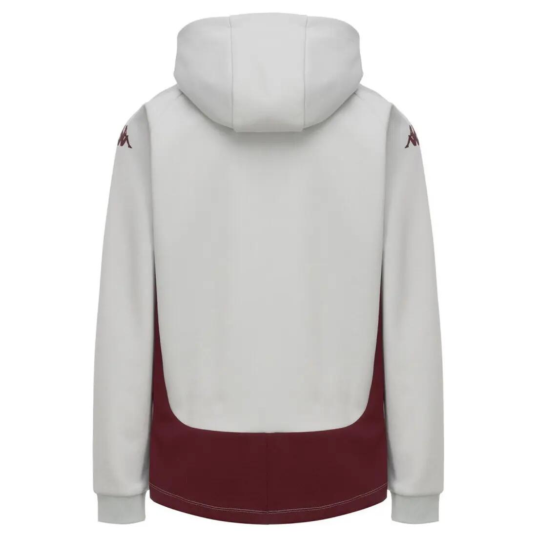 Mequo Kappa Union Bordeaux Bègles Kapuzenjacke Grau 2/3