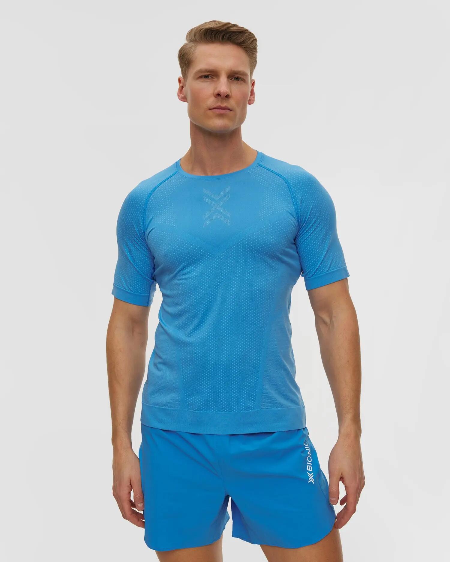 Koszulka męska X-Bionic Xceed Run Shirt Ss Eternal Ice A070 2/5