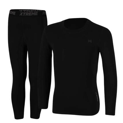 Ensemble Thermique Enfant - T-shirt + Legging - Blanc