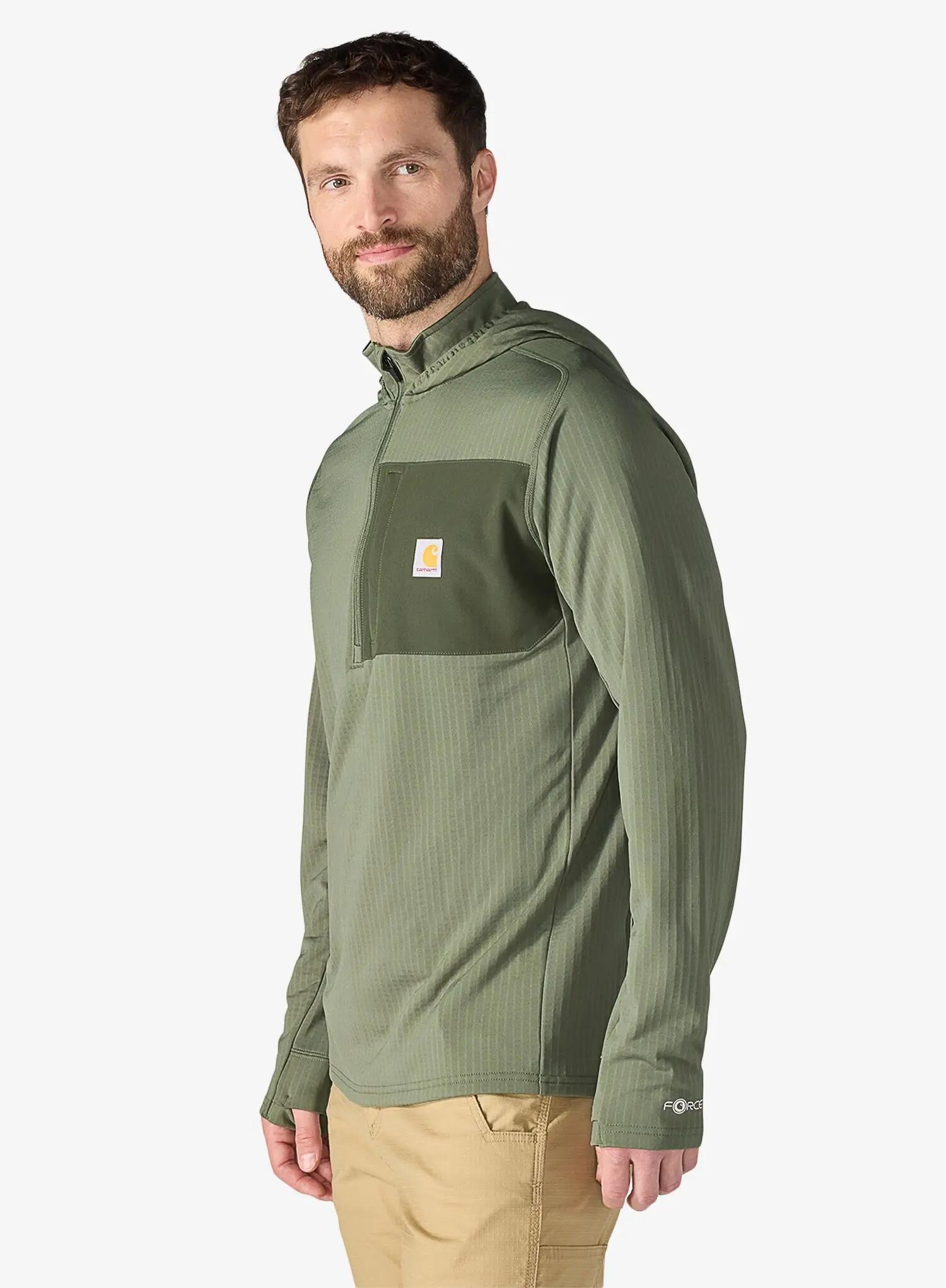 Bluza z kapturem Carhartt Force Ironwood Relaxed 1/2-Zip Hoodie 4/6