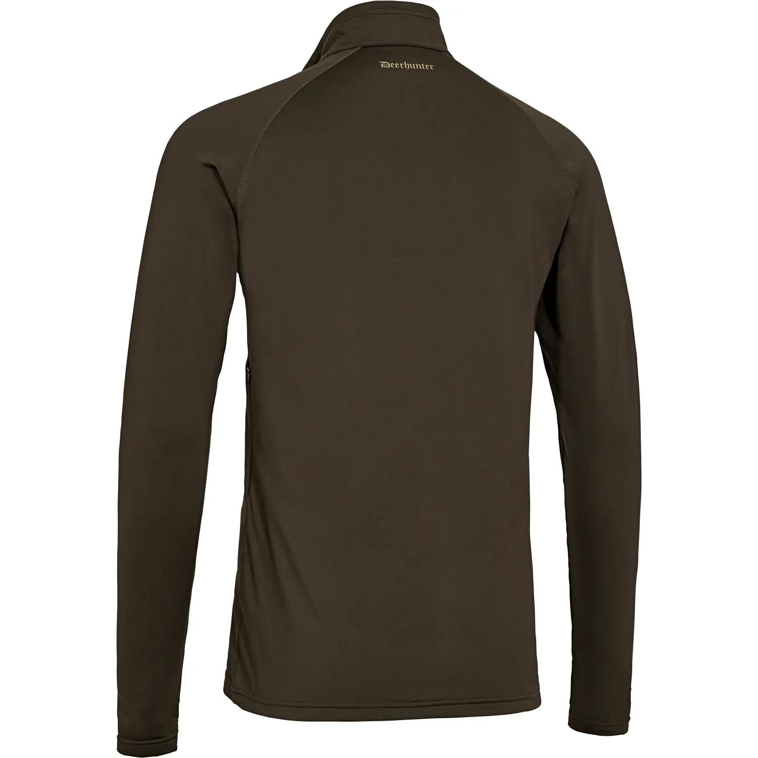 Deerhunter Heat Game Unterhemd mit ½-Reißverschluss Unisex (Wood) Größe M 2/2