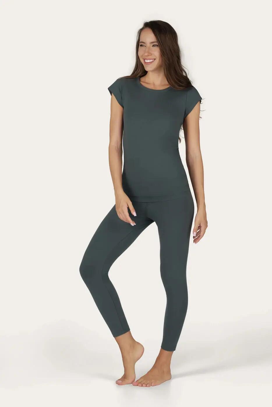 Zefira Yoga en Pilates Tee - Pinyon 3/5