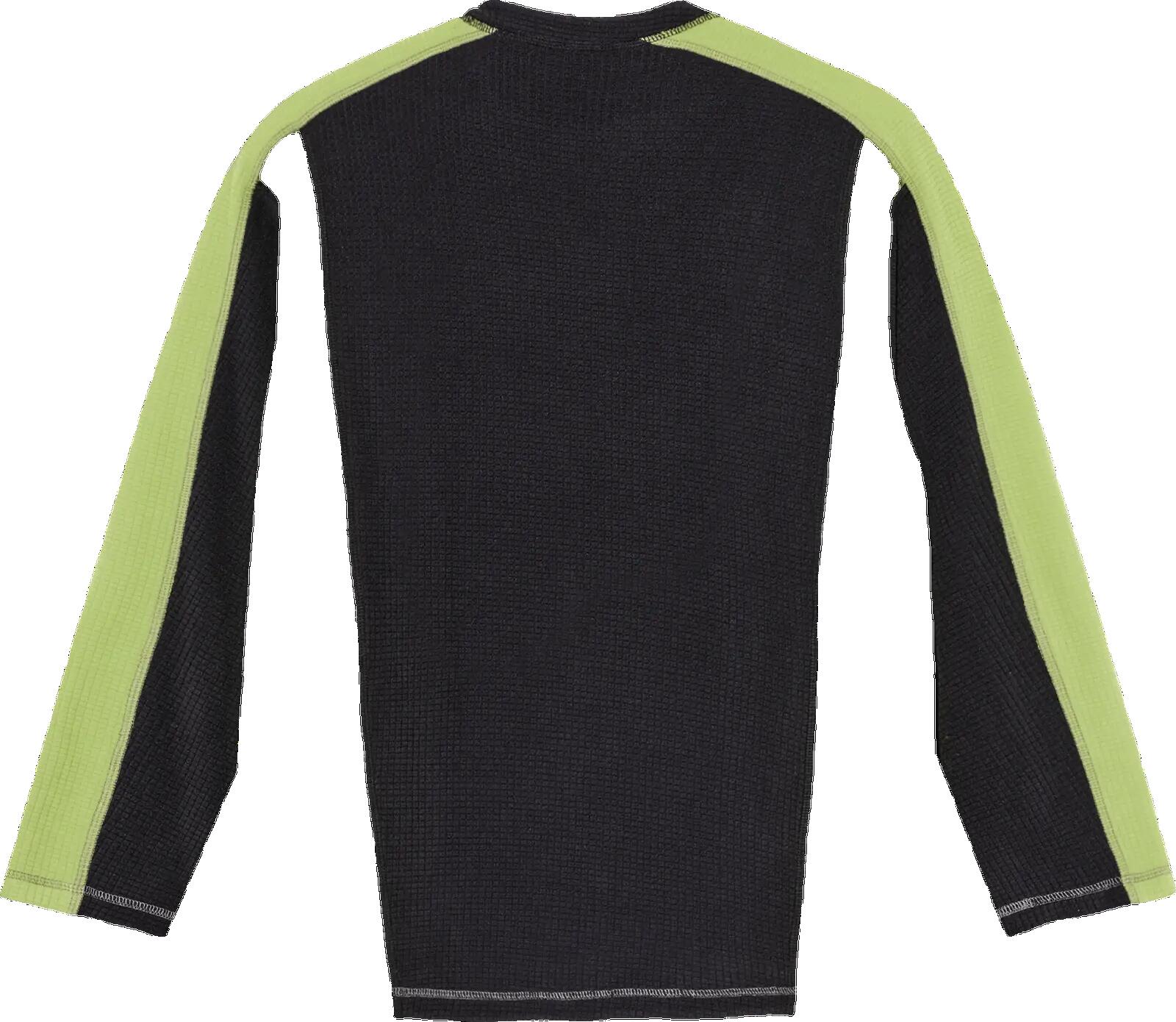 Sweatshirt Polar Skate Co. Grid Fleece - Preto/Chartreuse 2/2