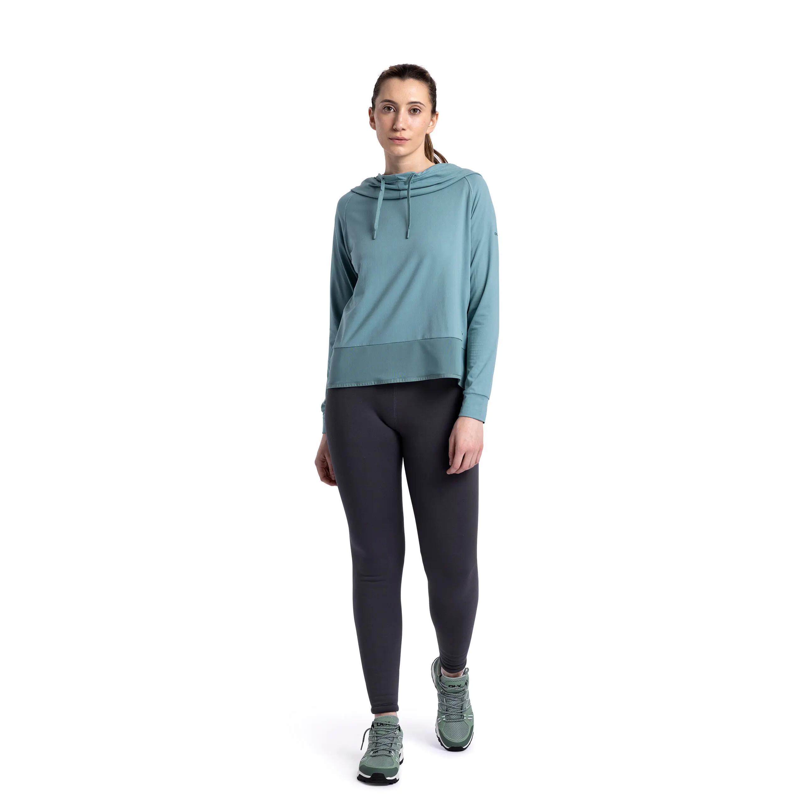 Womens Long Sleeve Hooded Top Female Active Gym Immy 3/5