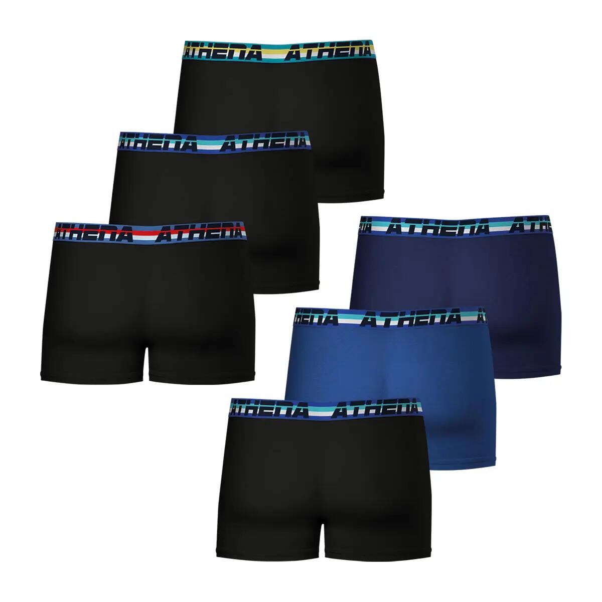 Lot de 6 boxers homme Full Stretch 3/4