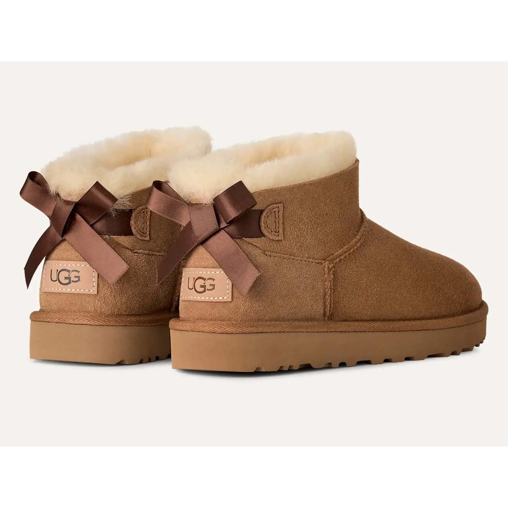 Stiefel Ugg Australian W Ultra Mini Bailey Bow Dame 4/5