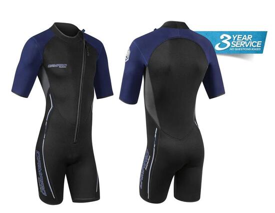 Font Flex Revo Shorty Homme 3 mm Néoprène Ultraflex Sports Nautiques