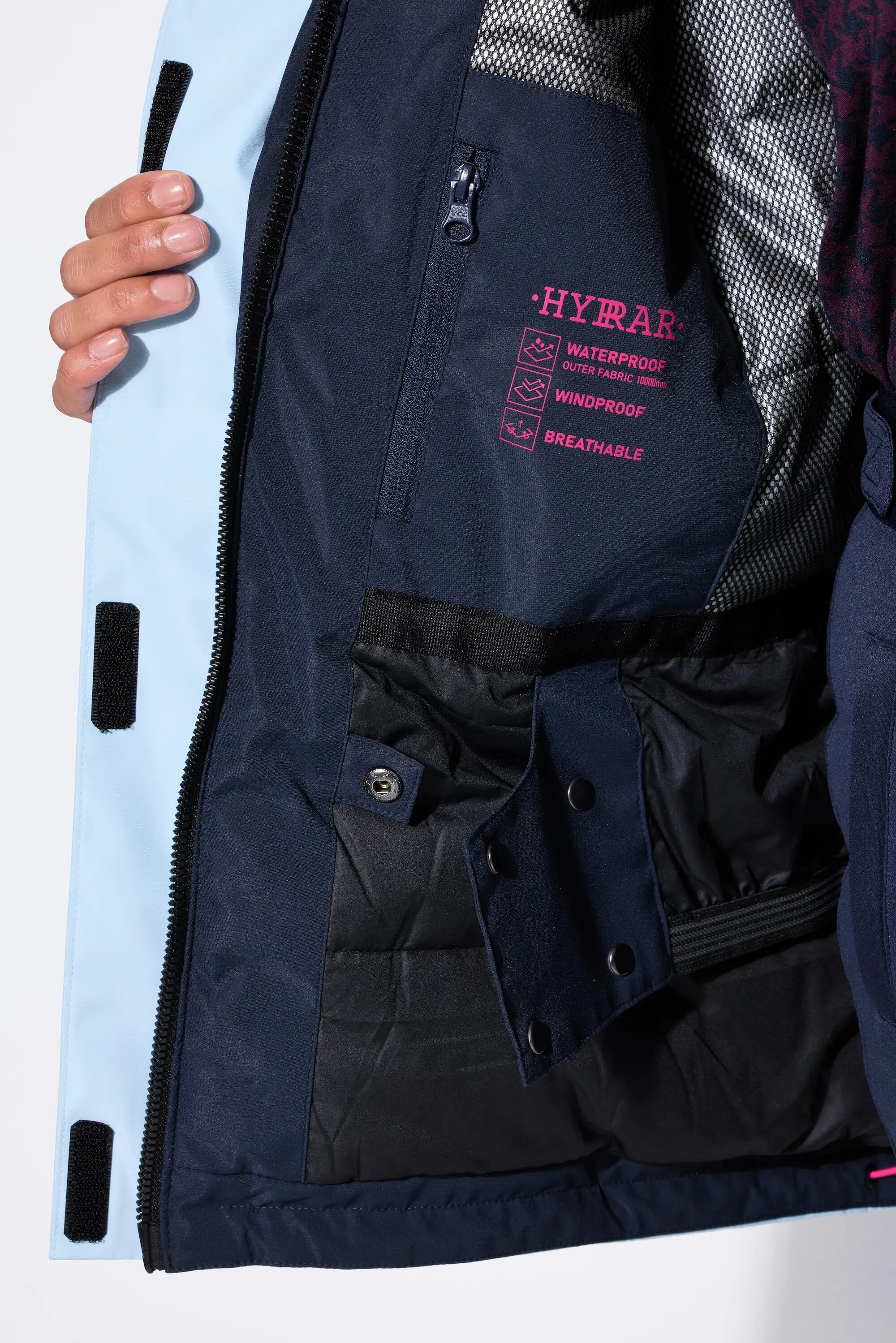 Damen HYPRAR Funktions-Skijacke wasserdicht Kapuze Schneefang 7/7