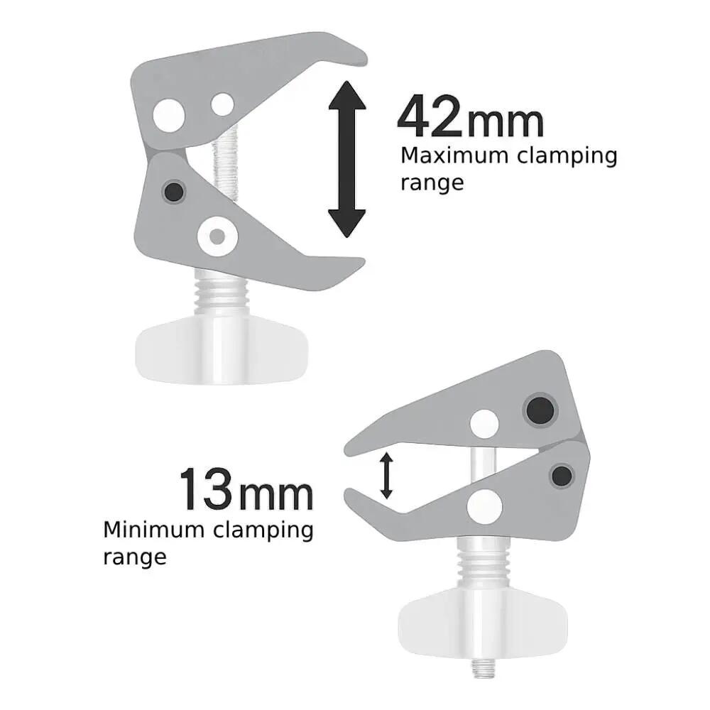 Uniwersalny zacisk do montażu uchwytu Clamp Mount (13-42mm) Outplorer CM10 7/7