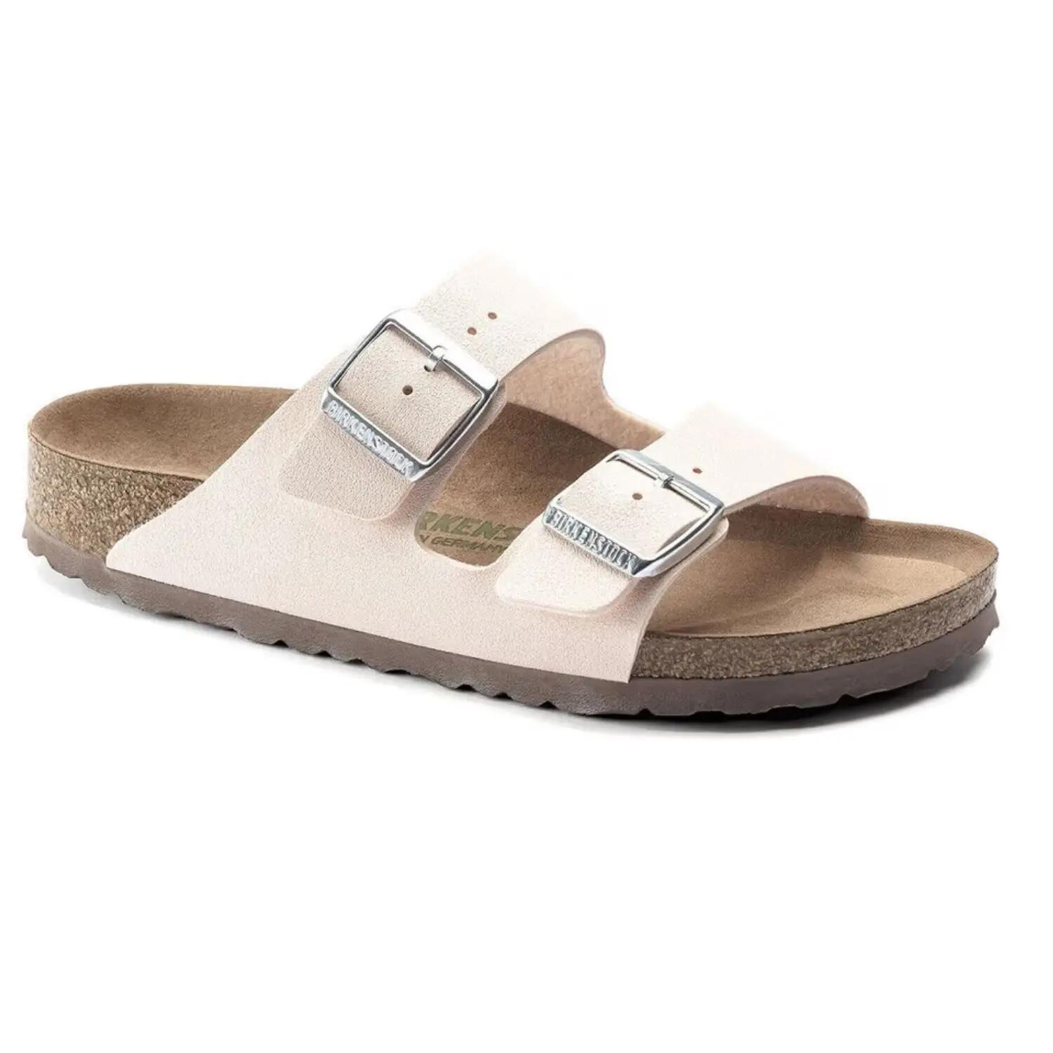 Tongs pour femmes Birkenstock Arizona BS birko-flor vegan rose clair 1/6