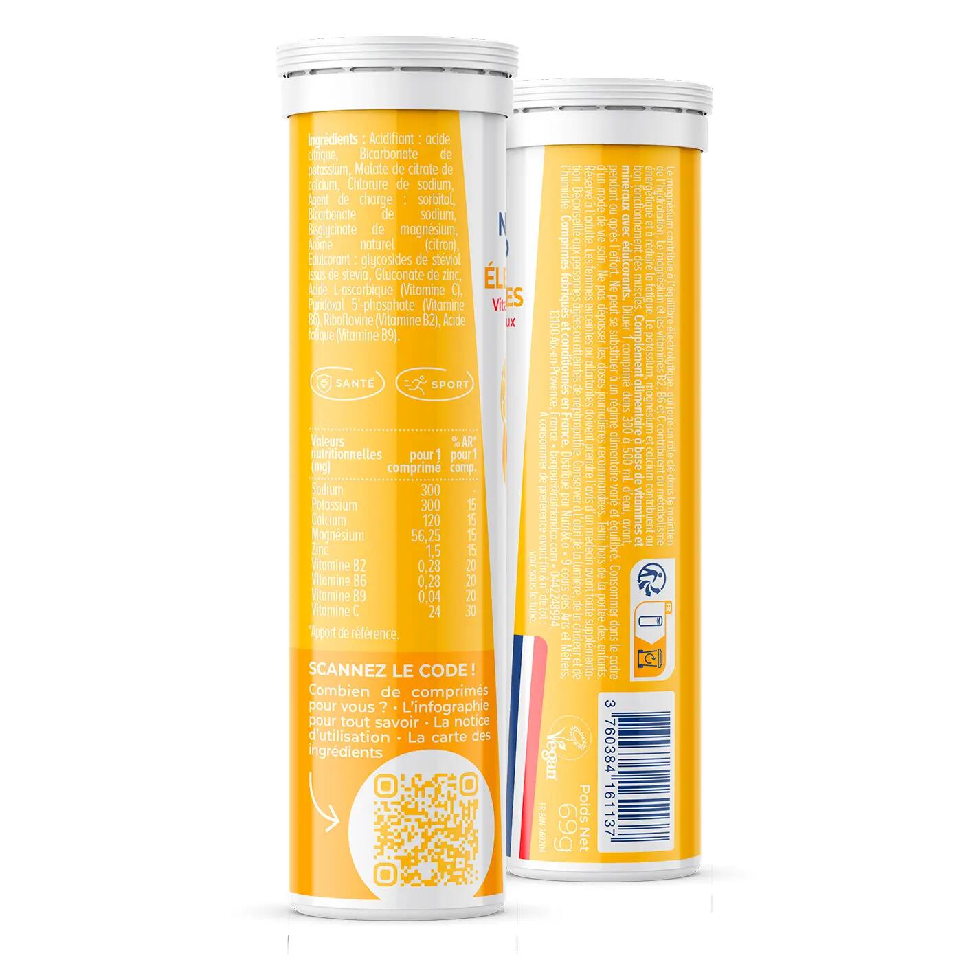 Electrolytes hydratation Goût Citron - 15 pastilles 2/2