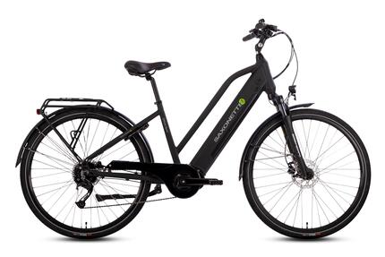 DELUXE SPORT TRAPEZ Vélo électrique 250W Moteur central 70Nm, 418Wh, Alivio