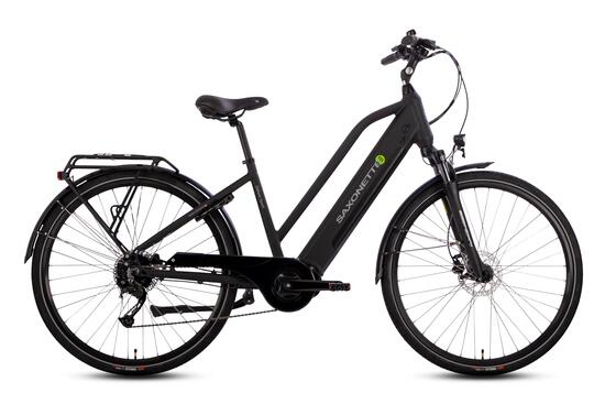 DELUXE SPORT TRAPEZ Vélo électrique 250W Moteur central 70Nm, 418Wh, Alivio
