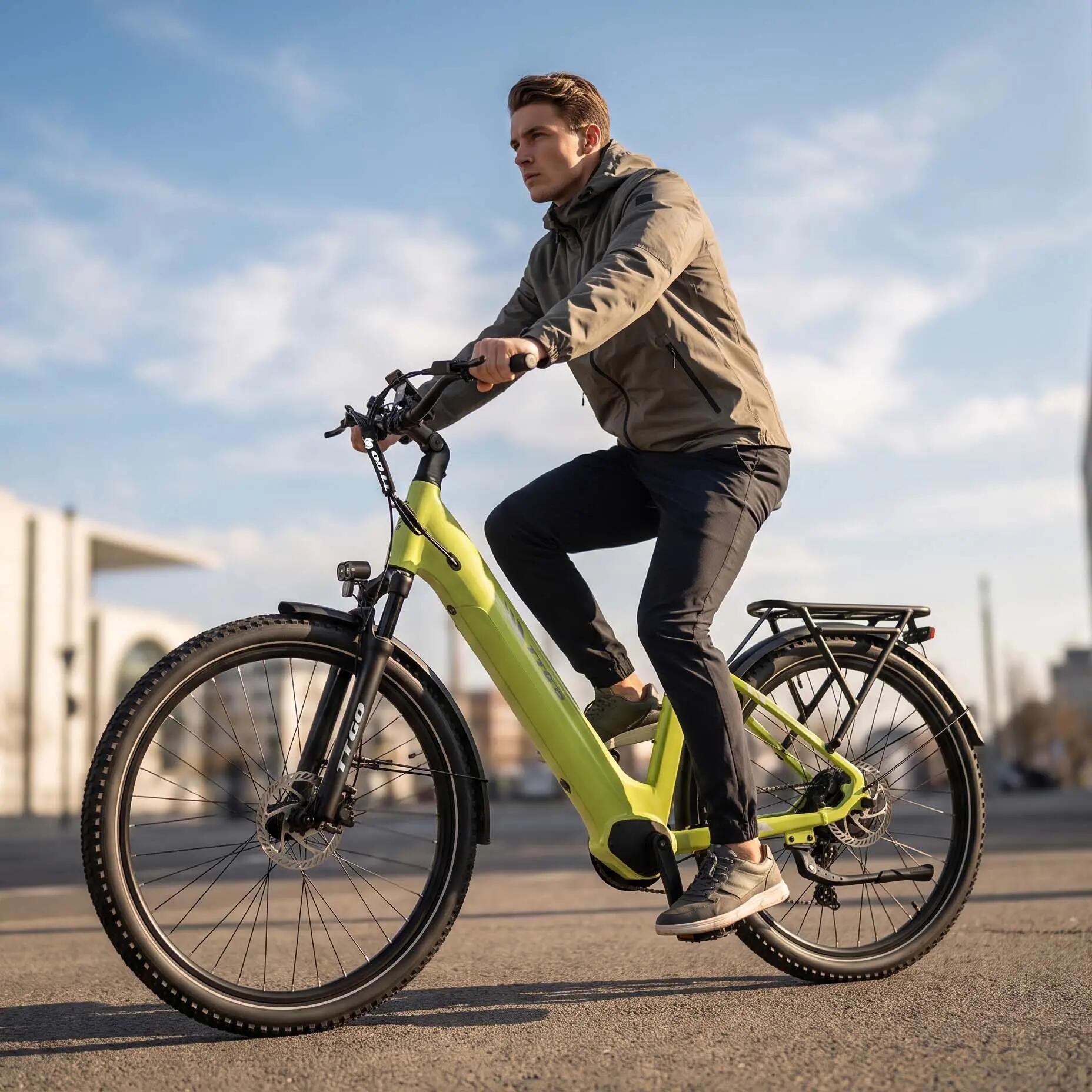 Bicicletta elettrica per adulti Z3: 27,5" × 2,4", batteria 48V 15Ah, 250W. 6/8