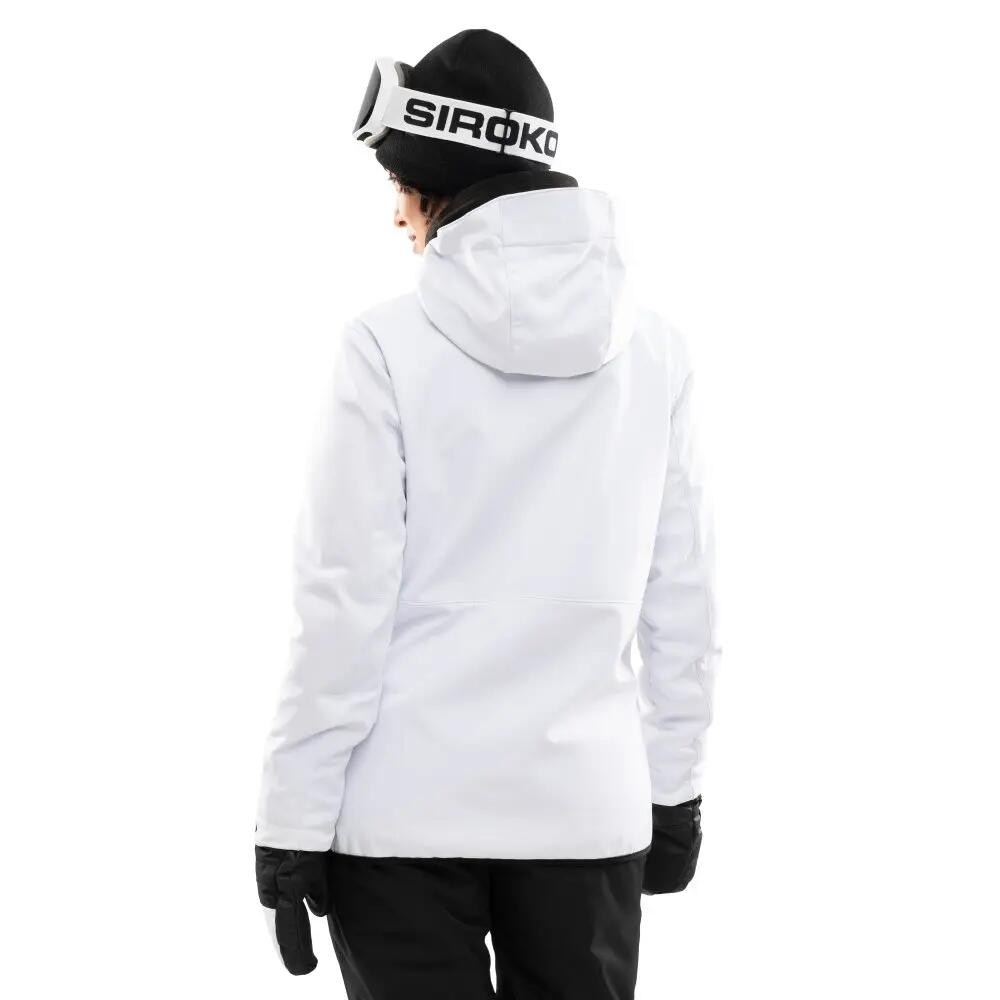 Dames Wintersport snowboardjas W2-W Nevelgeist Wit 2/8