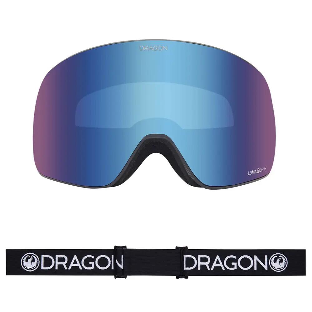 SLAIN MAG TOR Unisex Skibrille - Black/LL Blue Ionized & LL Amber 3/7