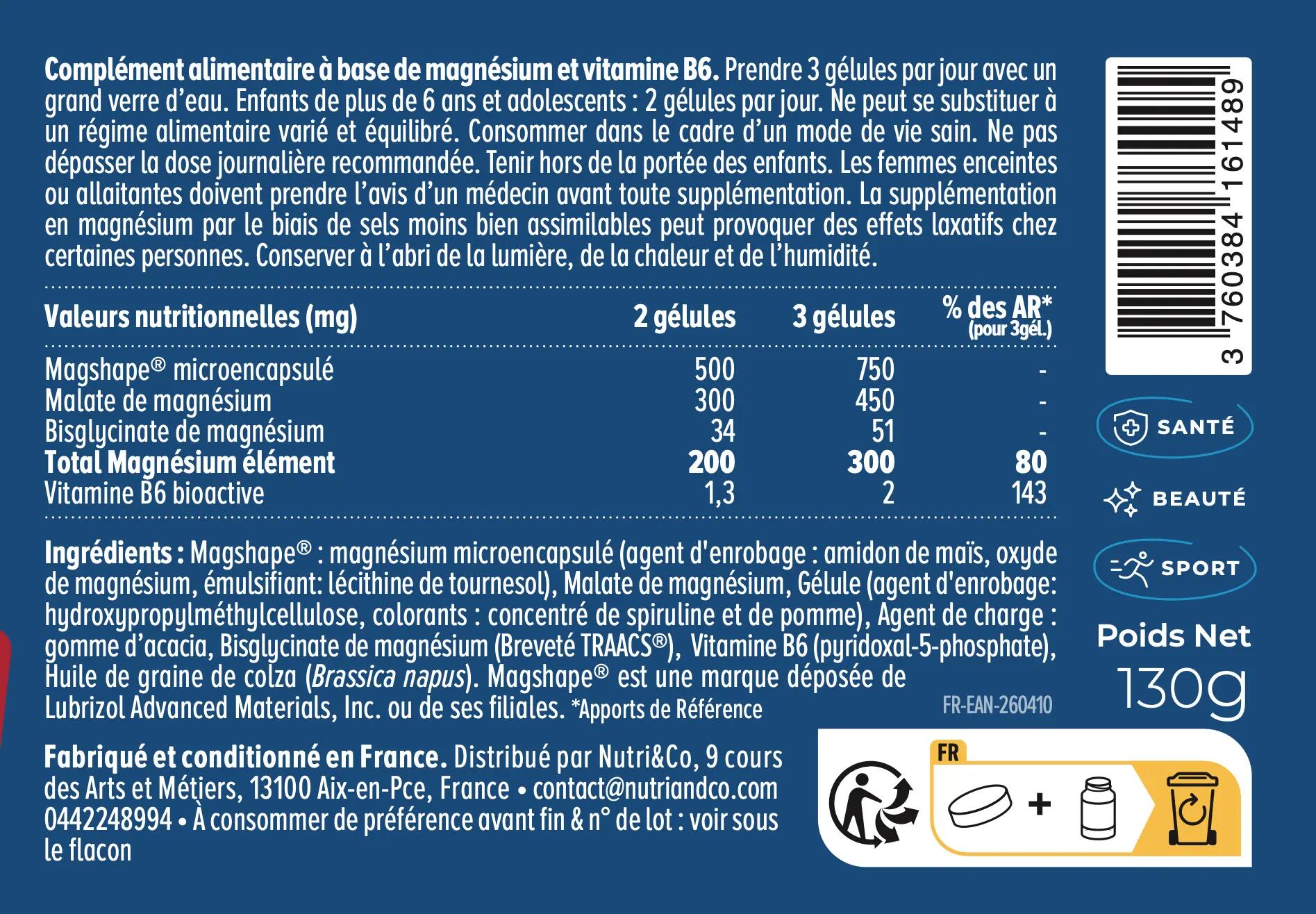 Magnésium - 240 gélules 3/3