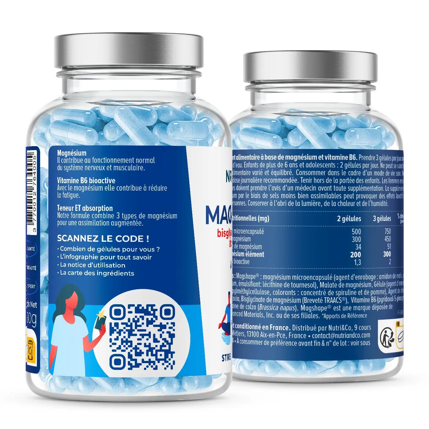 Magnésium - 240 gélules 2/3
