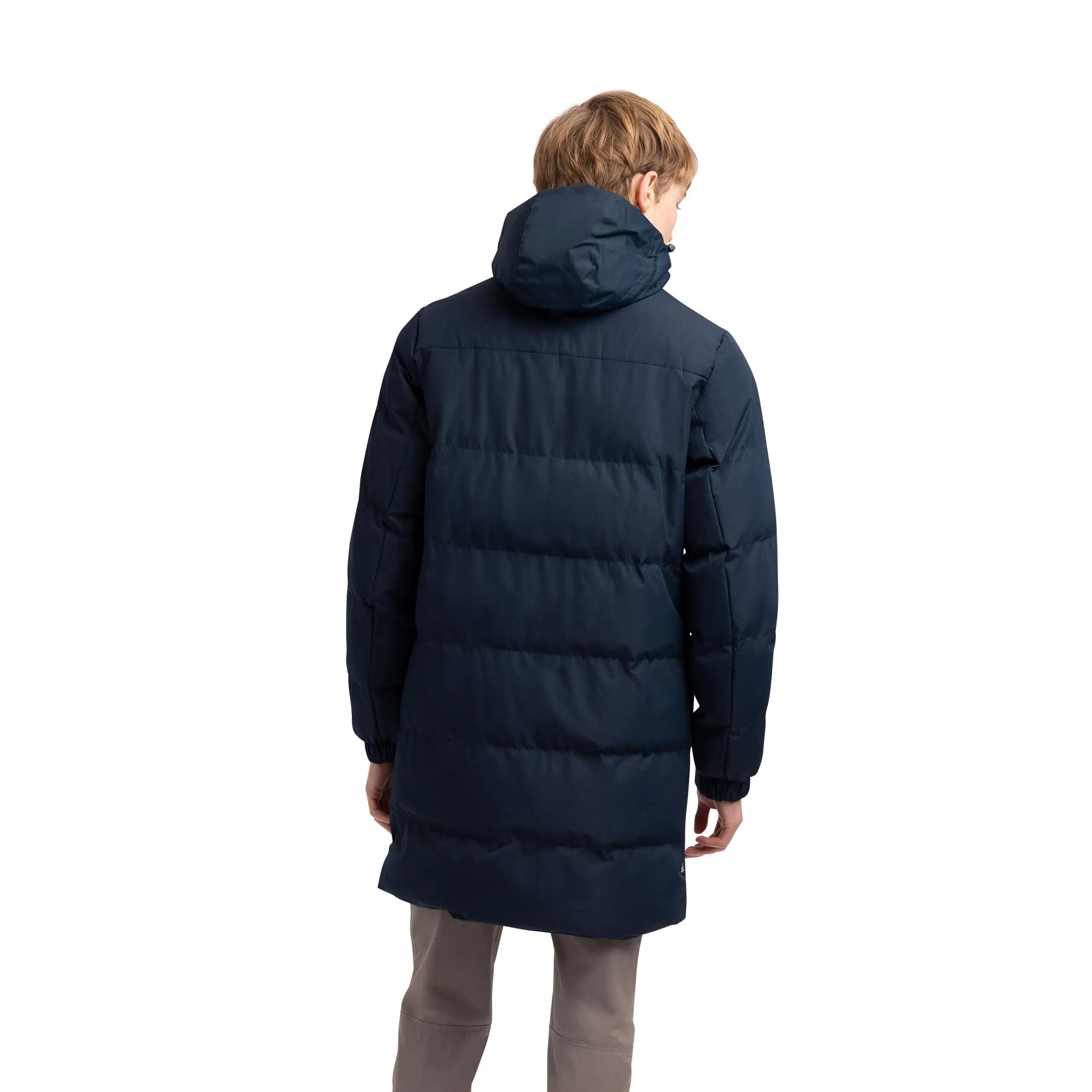 Men's Longer Length Padded Waterproof Windproof Jacket - Clipster 3/5