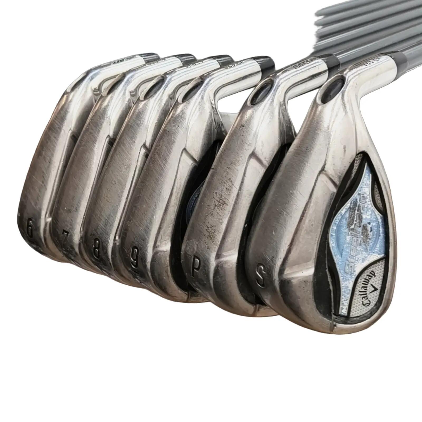 Callaway XR Steelhead Eisenset / 6-PW+SW / Flex Ladies / Graphit 2/4