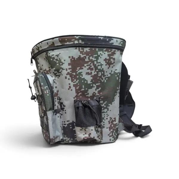 Sac à dos champignon 50L avec panier en osier intégré 3/6