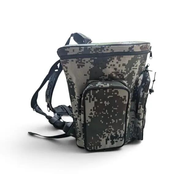 Sac à dos champignon 50L avec panier en osier intégré 2/6
