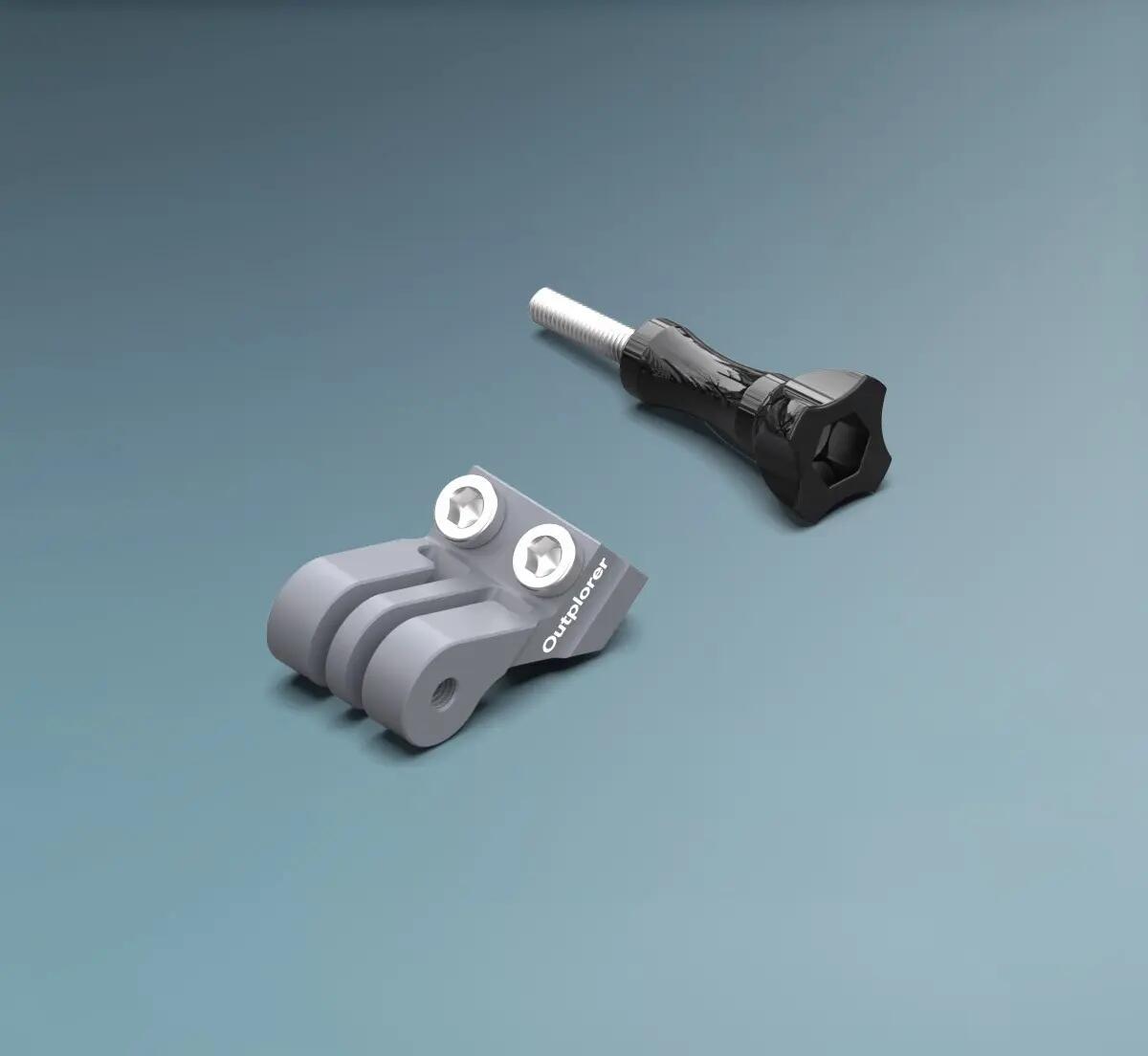 Adapter krótki do kamery GoPro / lampki rowerowej Outplorer GM10 4/7