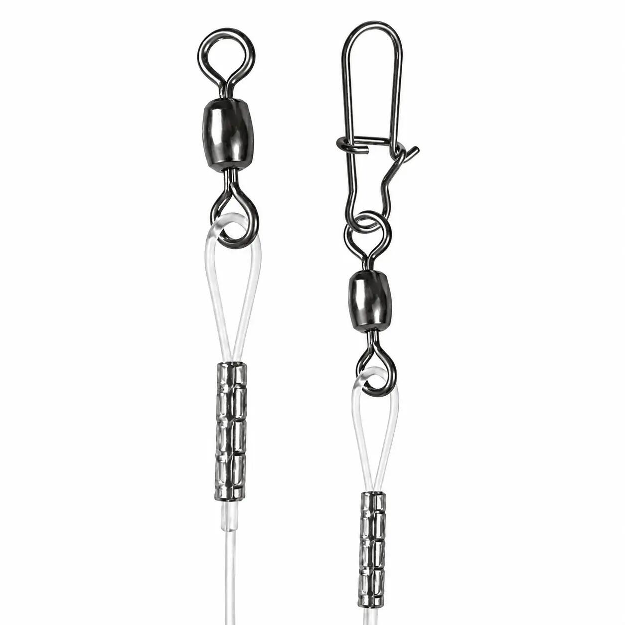 DLT Fluorocarbon Snoekonderlijnen - 45 Stuks - 15 20 en 30 cm 2/6