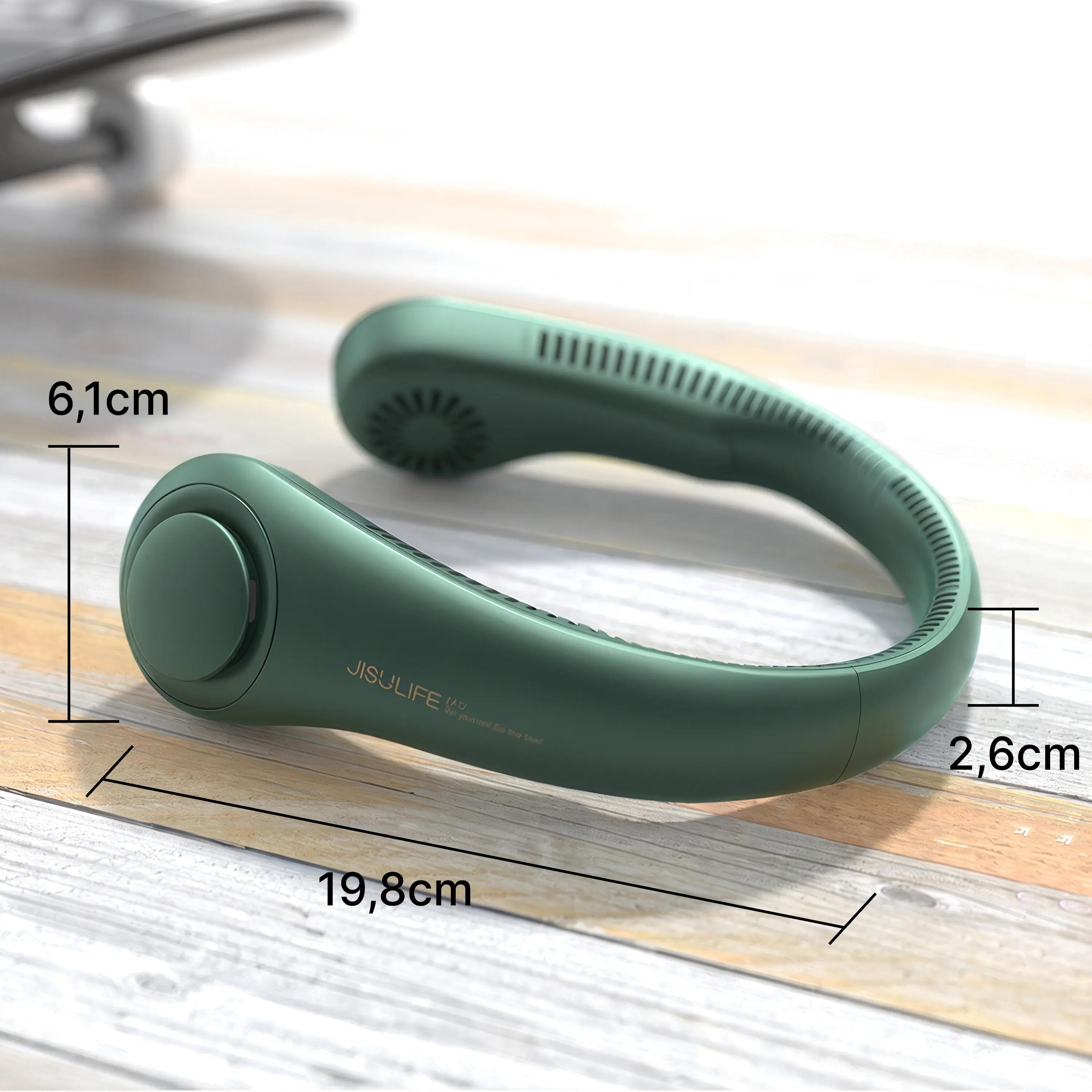 Ventilador de cuello Jisulife Life 3 4000 mAh verde 7/10