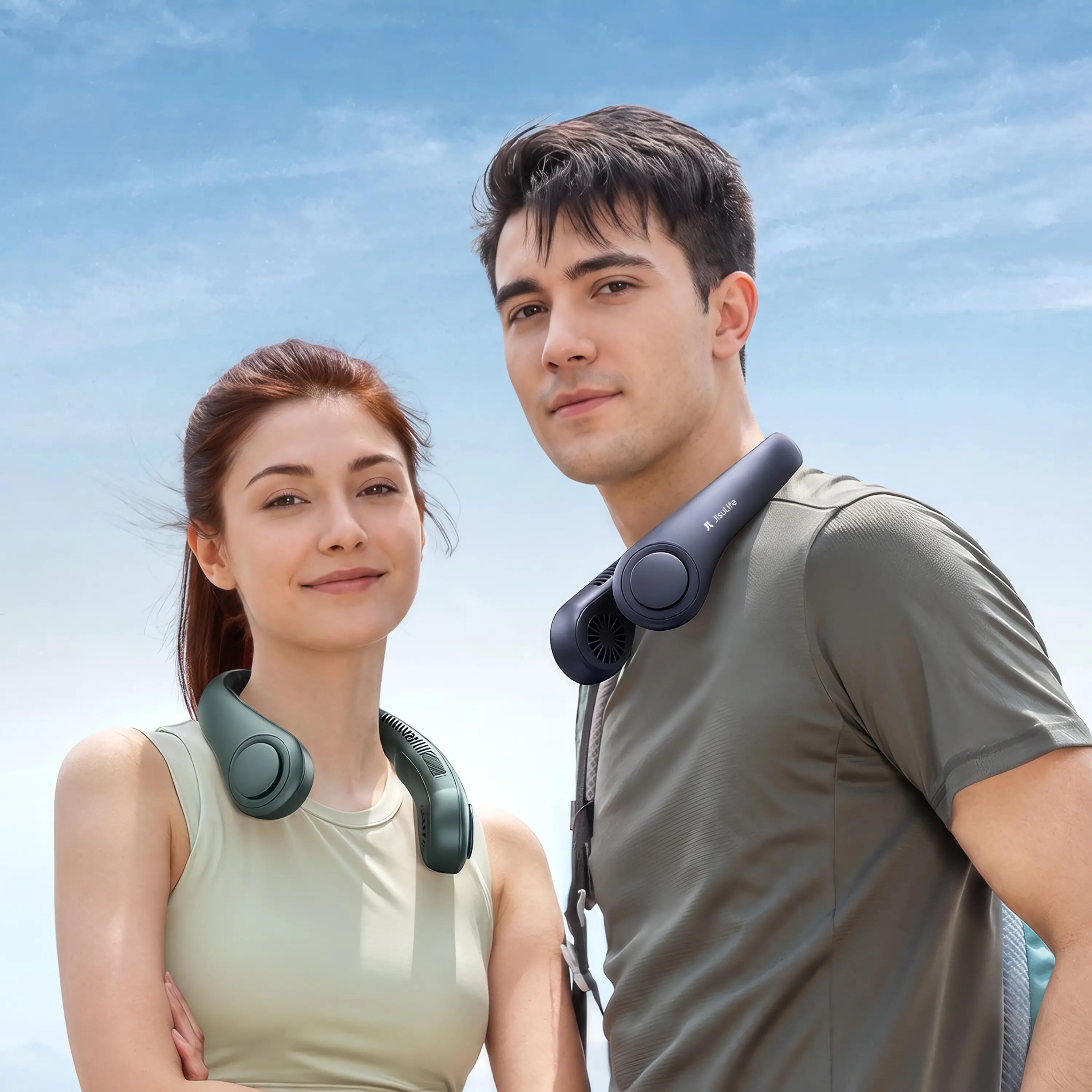 Ventilador de cuello Jisulife Life 3 4000 mAh verde 6/10