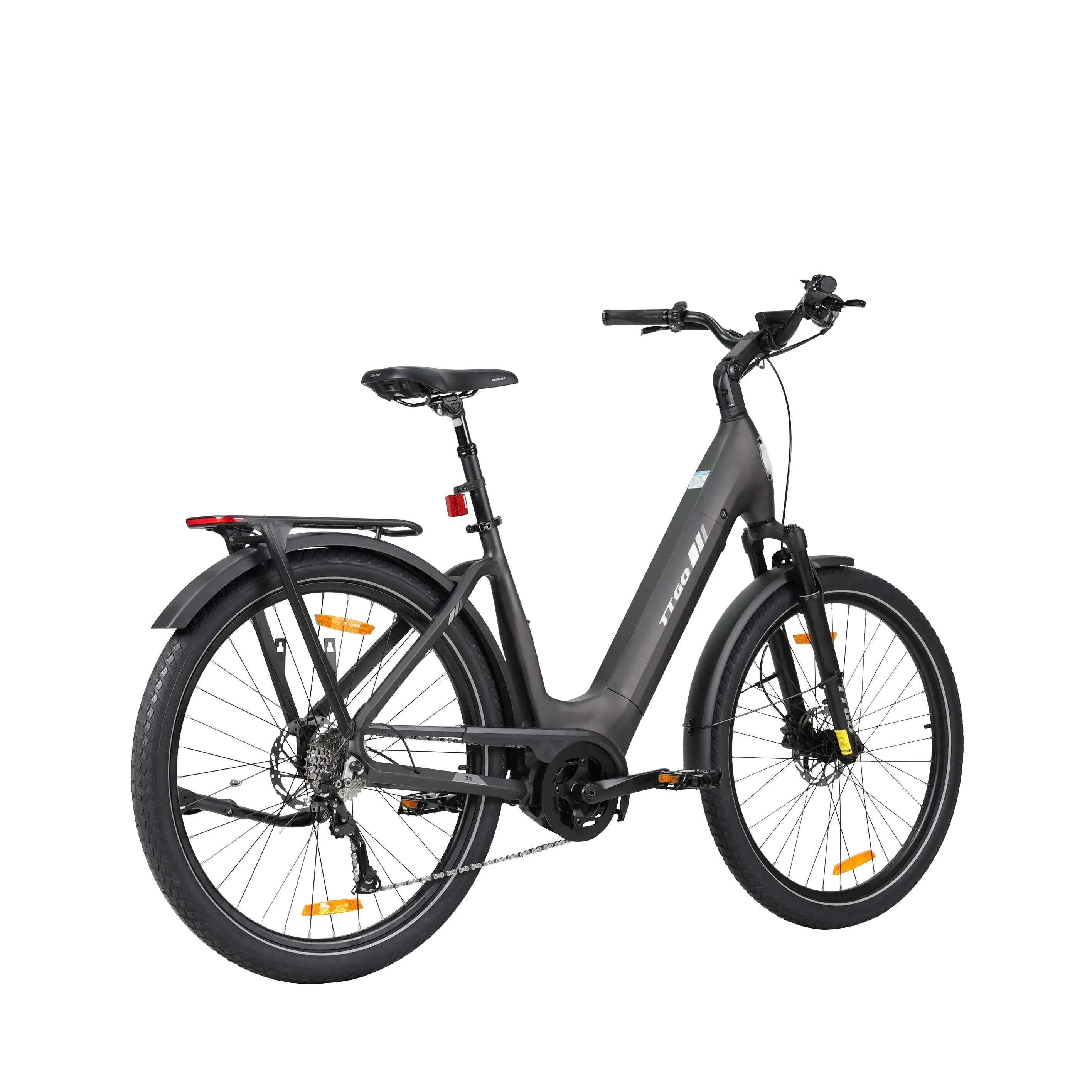 Bicicleta Eléctrica TTGO Z5, Batería 36V 18AH, Neumáticos 27.5*2.4PULGADAS, 250W 3/6