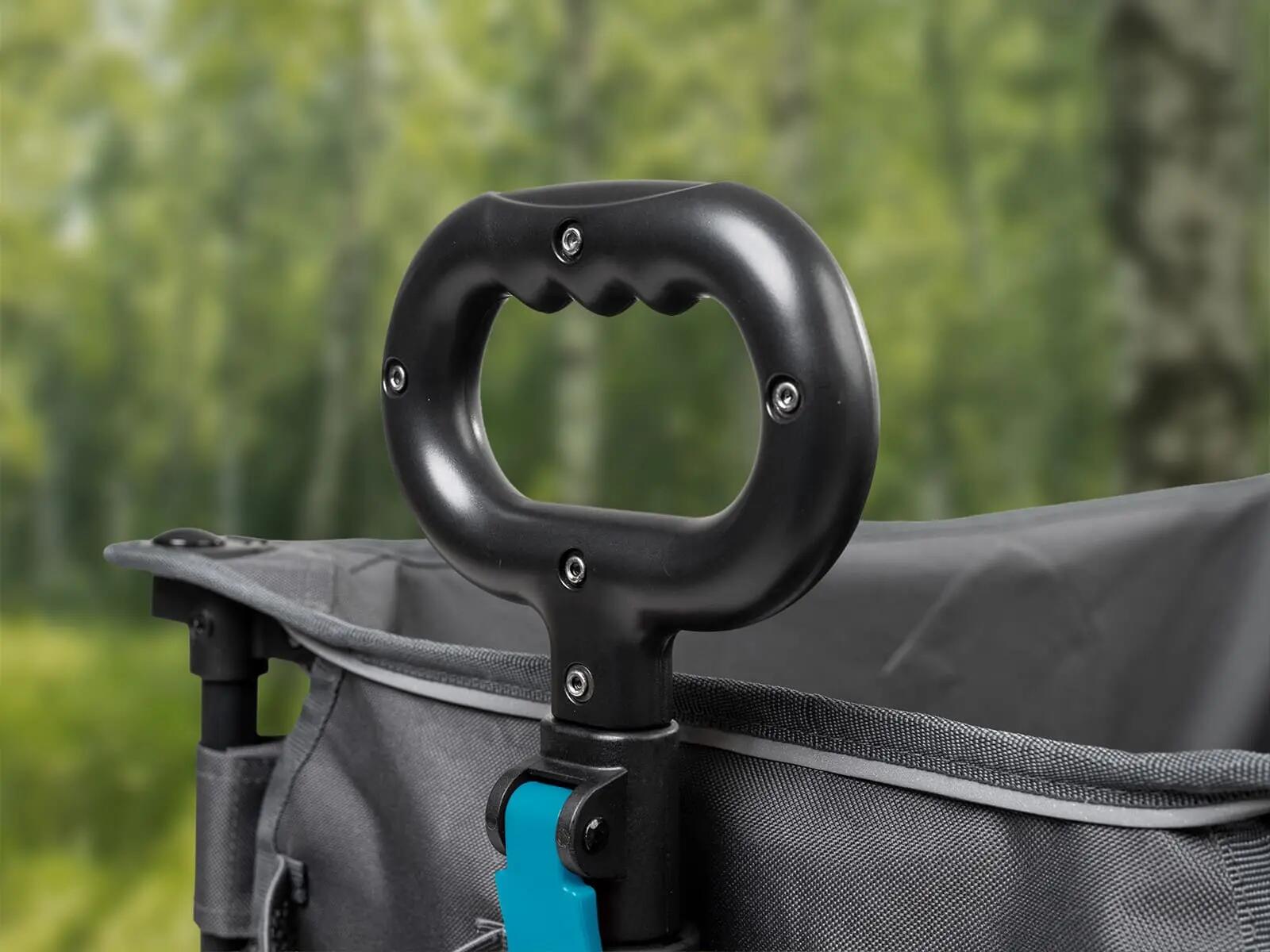 Carrito de mano plegable Kjerre 128 - hasta 100 kg - 128 litros - asa ajustable 8/15