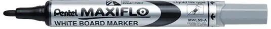 Pentel Maxiflo MWL5M marqueur pour tableau blanc - Noir - lot de 12 2/2