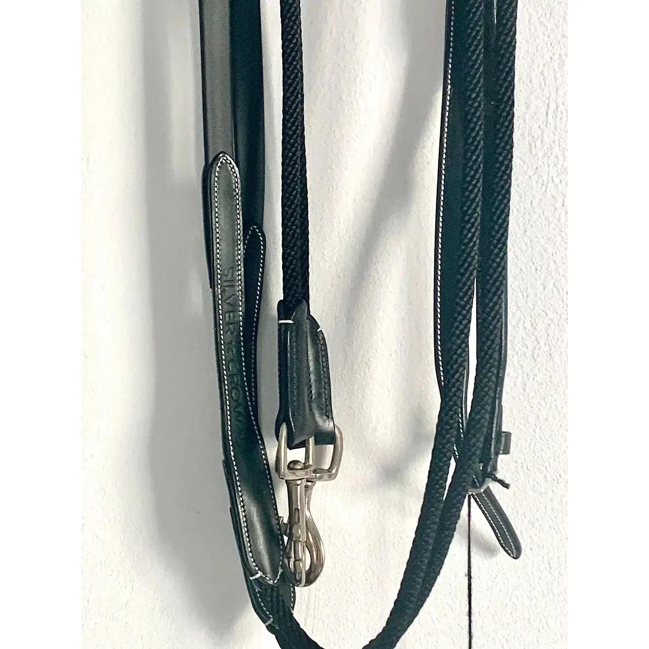 Rênes pour cheval allemandes Silver Crown 2/2