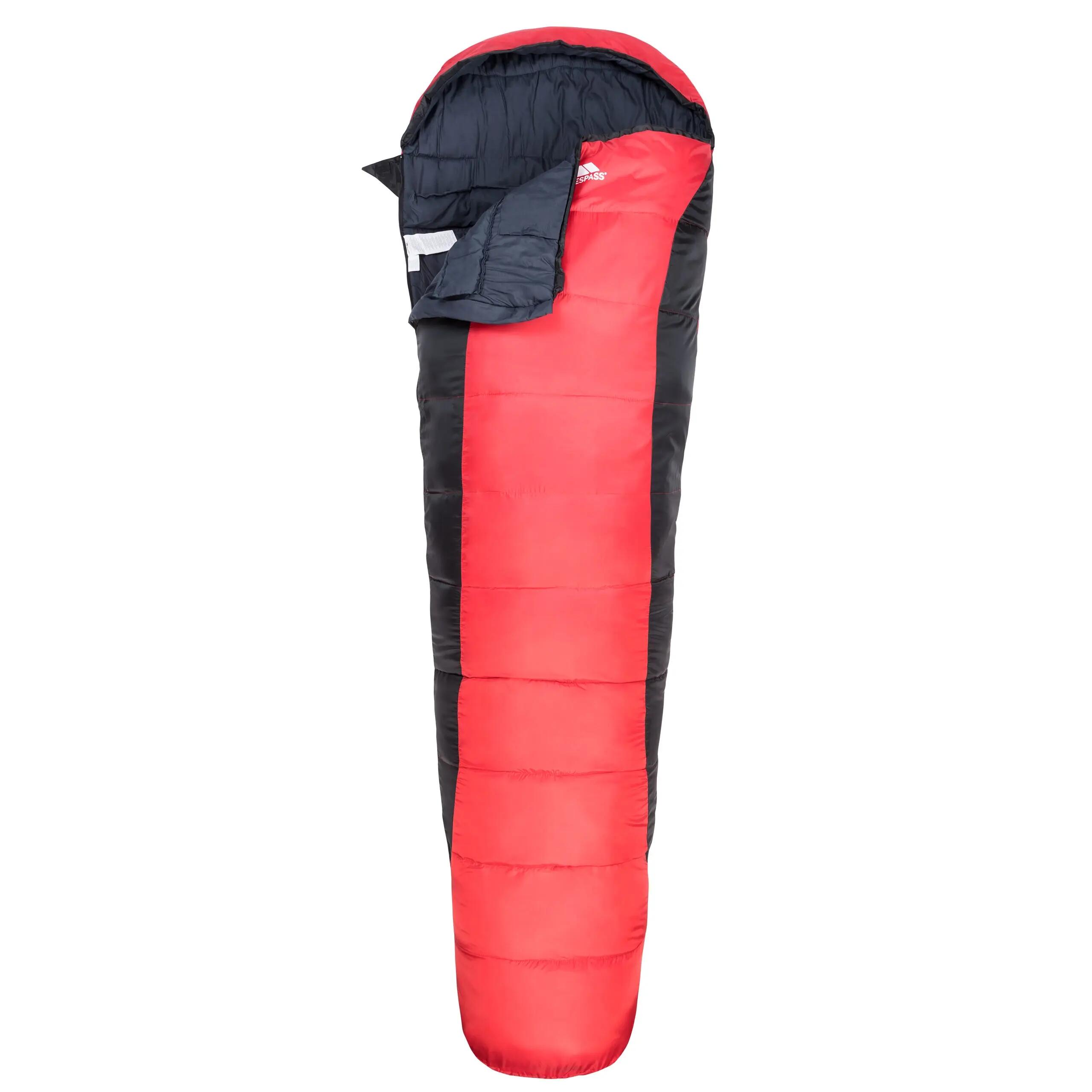 Schlafsack Trespass Siesta Rot 2/4