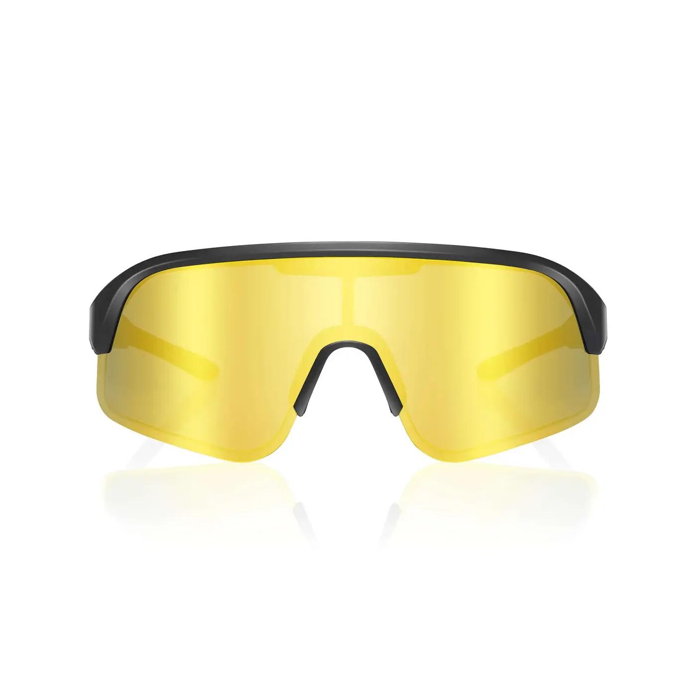 Occhiali da Sole Sportivi Elettrocromici C1 Nero Opaco - Oro Revo 2/7