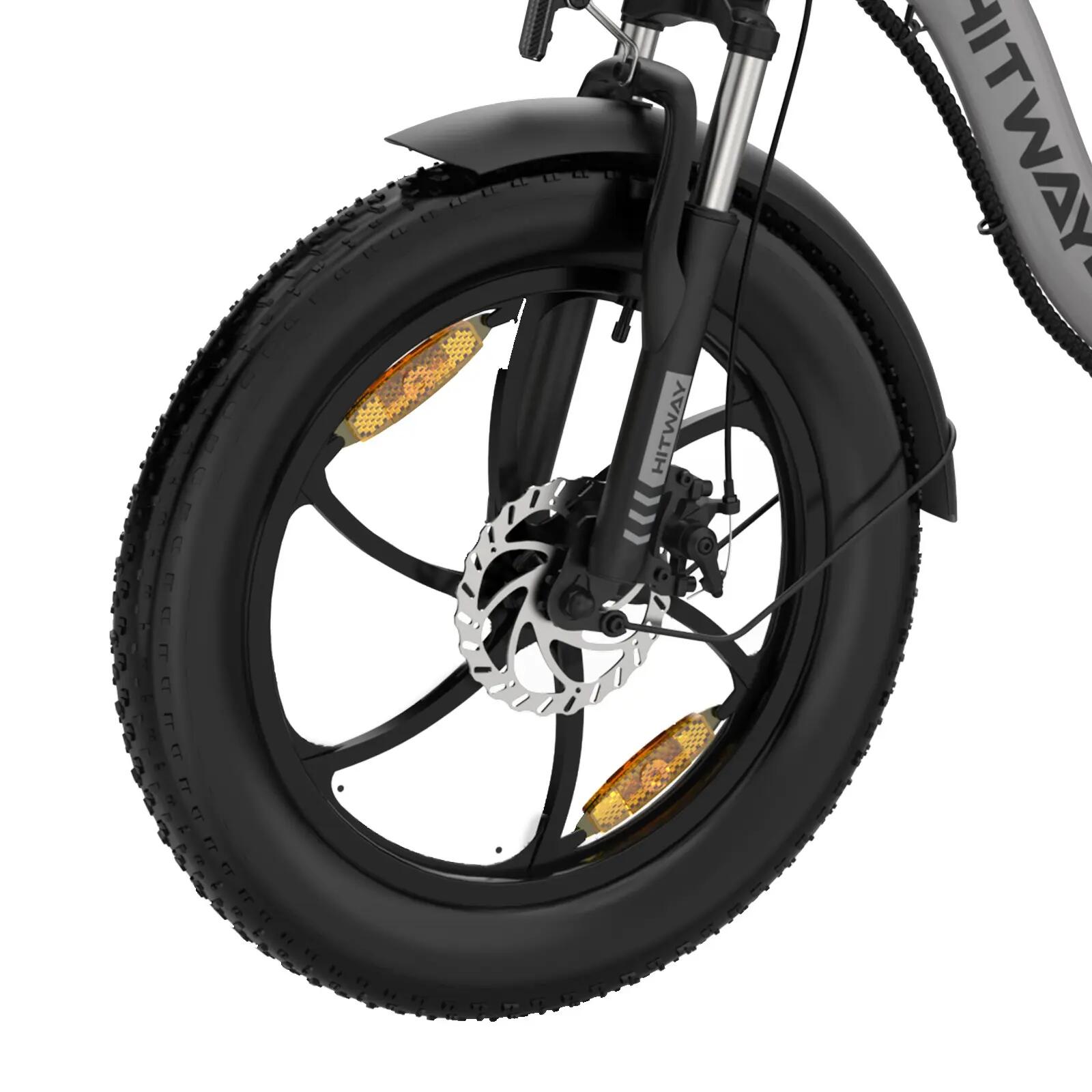 Bicicleta elétrica dobrável Fat Bike urbana BK6S 6/6