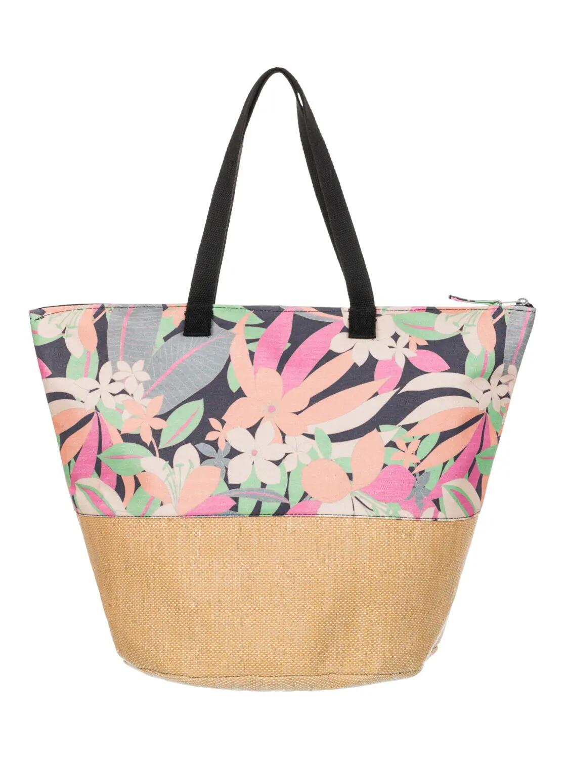 ROXY Roxy Shopper Waikiki Life Shopper Flowers Black 3/7