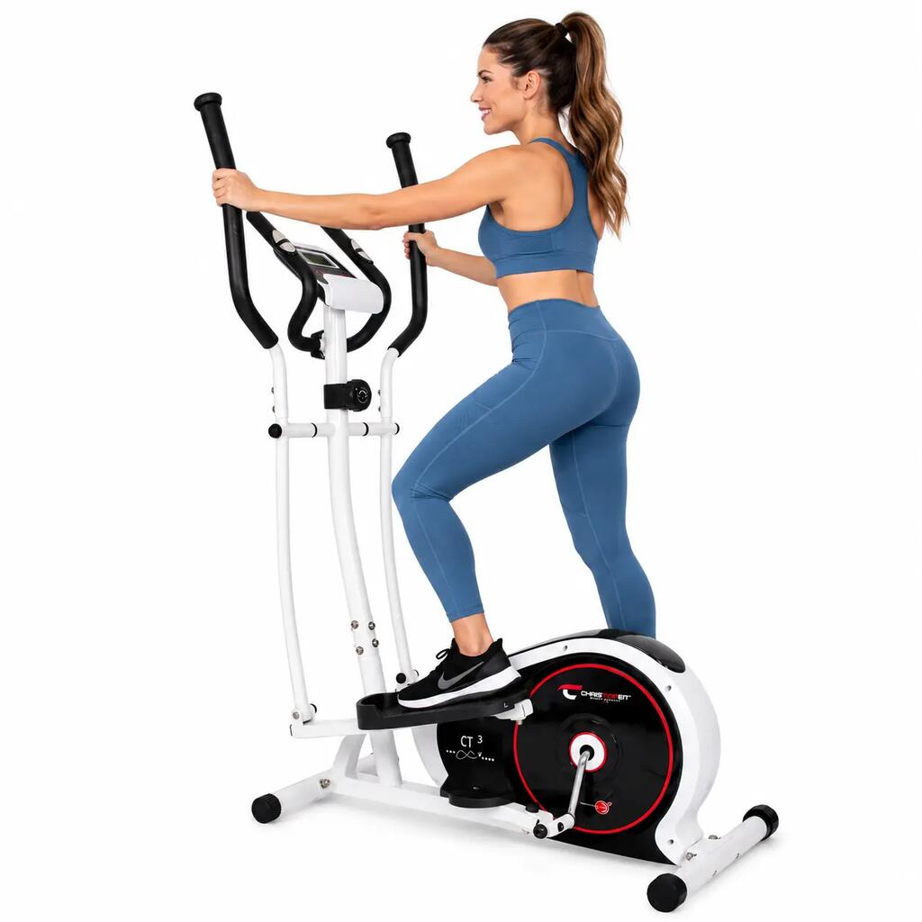 Christopeit CT 3 Elliptical Trainer 7 kg black/white, 8 levels
