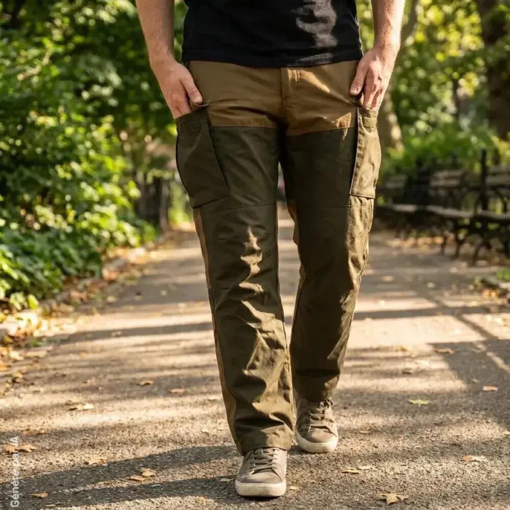 Pantalon Stagunt Trackeasy tabac nylon polyester renforcé 5/5