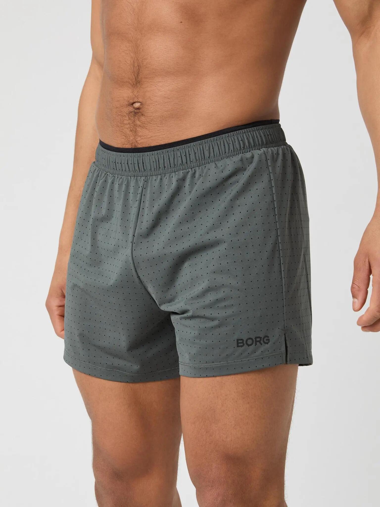 bjorn_borg BORG RUNNING PERFORATED 5' SHORTS - URBAN CHIC 1/4