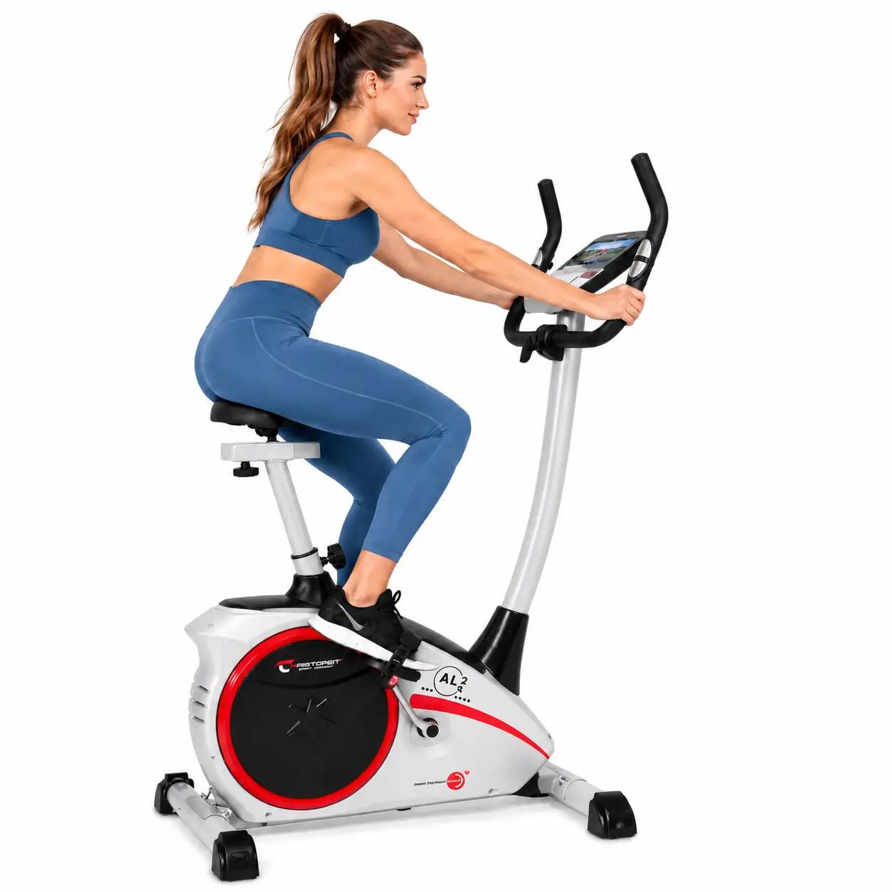 Heimtrainer - 150kg - inkl. Pulsgurt +  Matte - AL 2S Digital 2/9