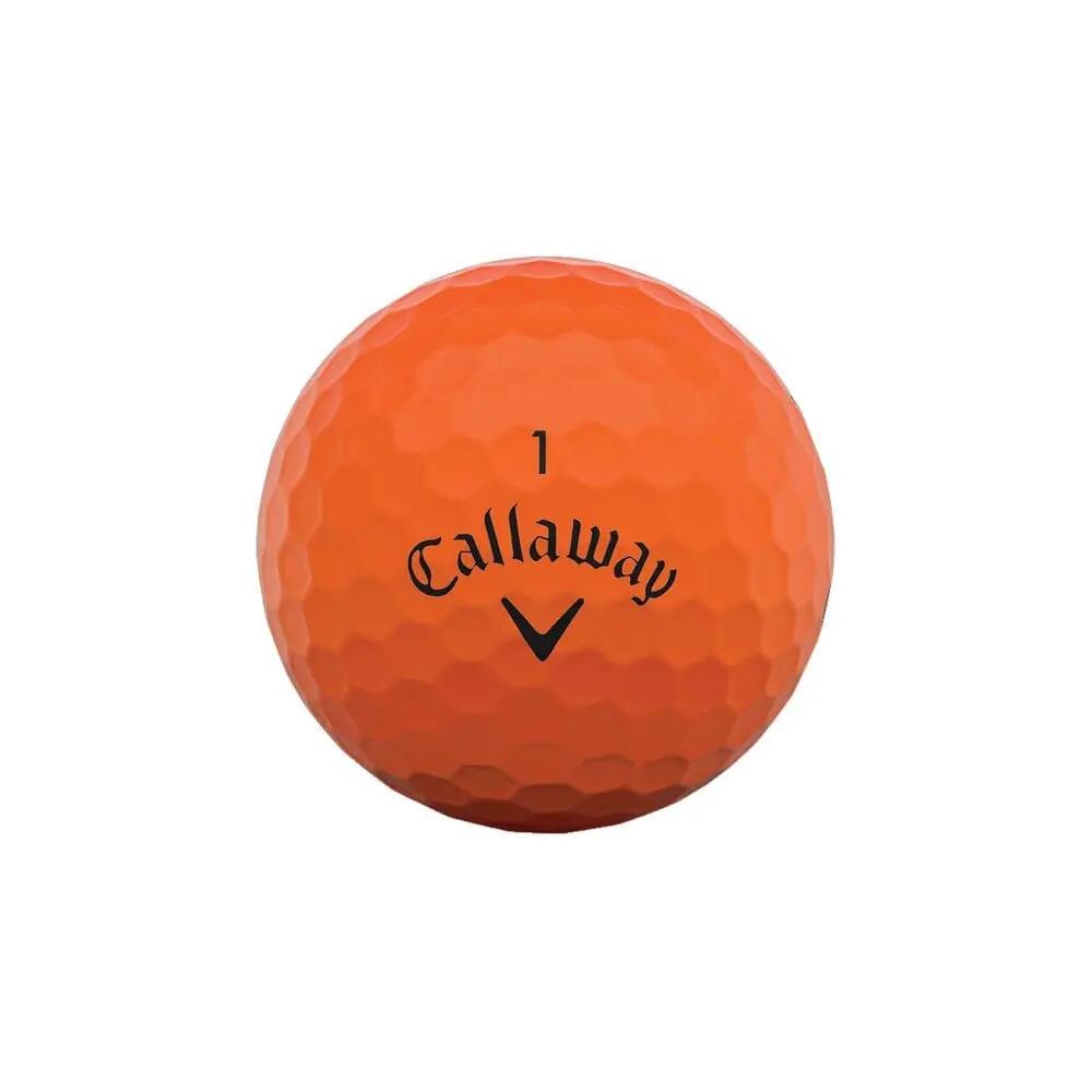 Boite de 12 Balles de Golf Callaway Supersoft Matte Oranges 2/3