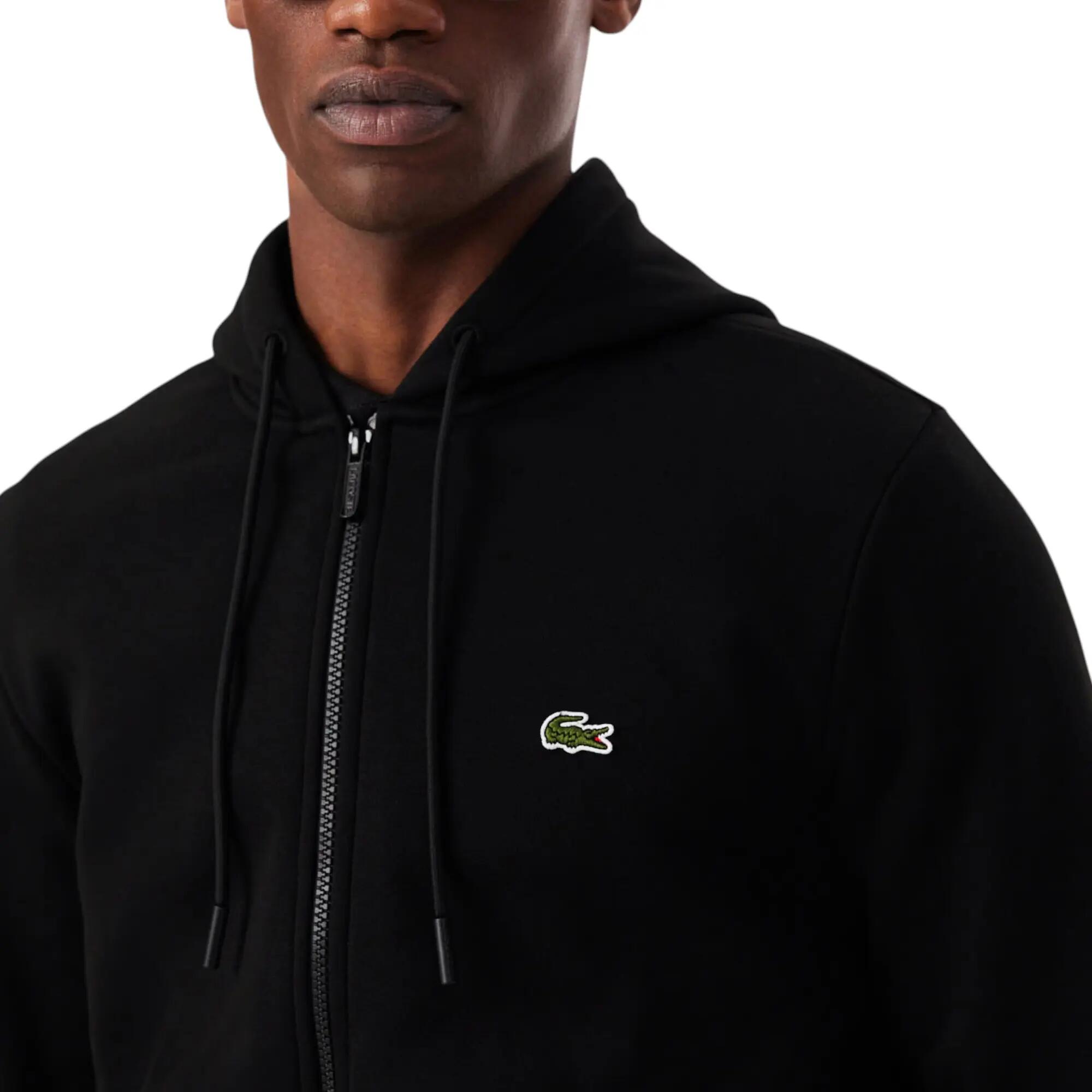 Geborduurde Logo Hoodie Heren (Zwart) 5/7