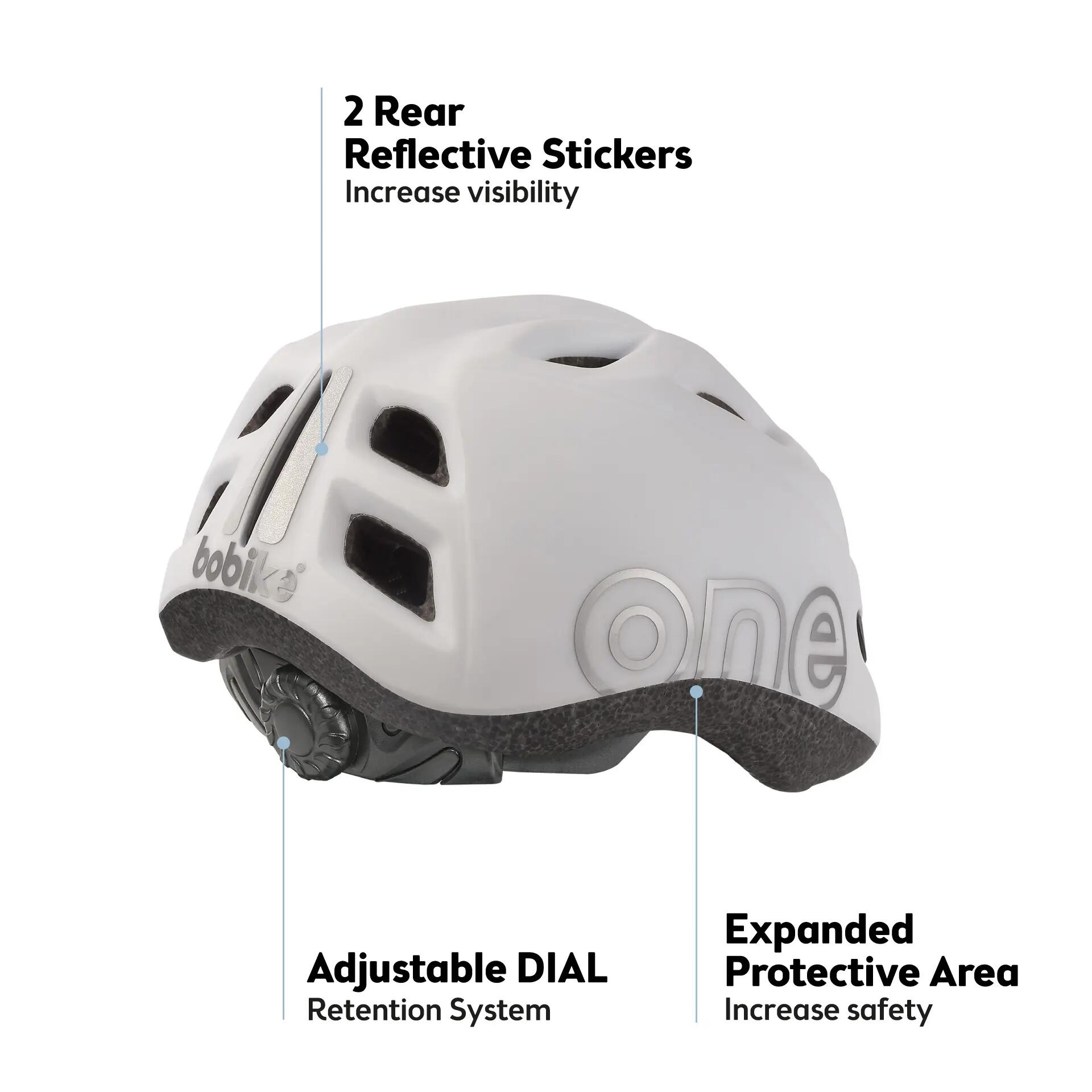 Helm Bobike One Plus Snow White Größe S 52/56 5/6