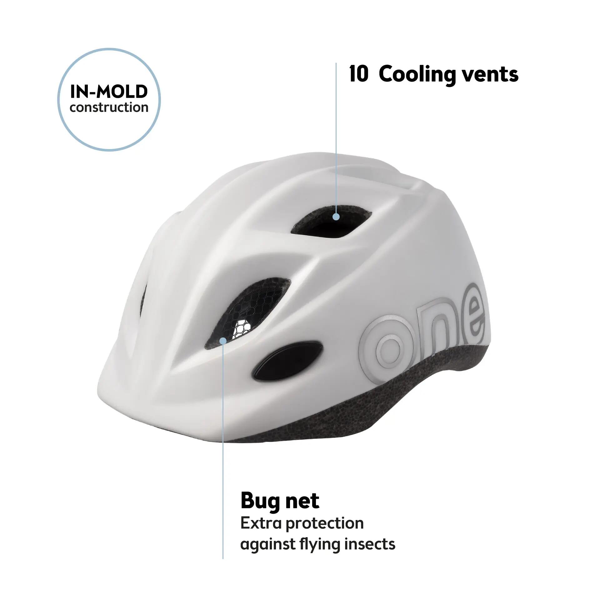 Helm Bobike One Plus Snow White Größe S 52/56 4/6